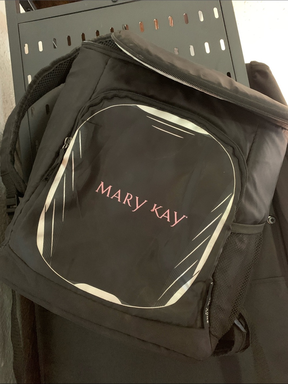 Mary Kay Black Backpack cooler  with Pink Logo